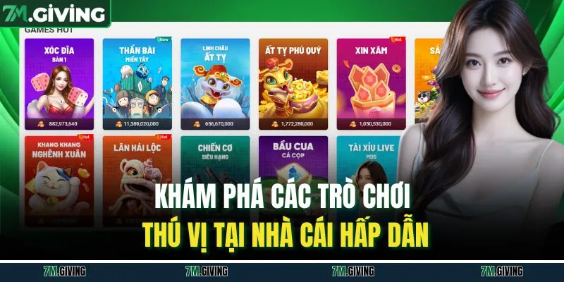 Khám phá các trò chơi thú vị tại nhà cái hấp dẫn